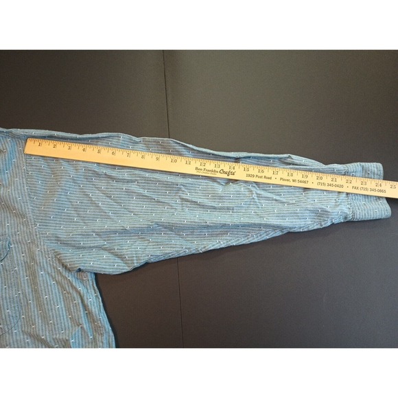 Vintage Dockers Men's Shirt Size XL Striped Button Down Long Sleeve Collared - Picture 12 of 12